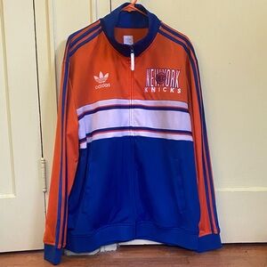 New York Knicks NBA Basketball Adidas Track Jacket XL Men’s NWT